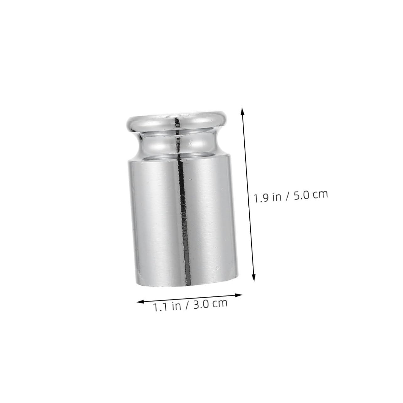 Luxshiny 2pcs Digital Scale Calibration Weights Precision Weights for Scale Calibration and Craft Weighing Steel