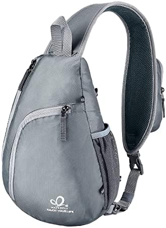 Waterfly Sling Shoulder Backpacks Bags Crossbody Rope Triangle Pack Rucksack for Hiking or Multipurpose Daypacks and School Handbag for Man Women Girl