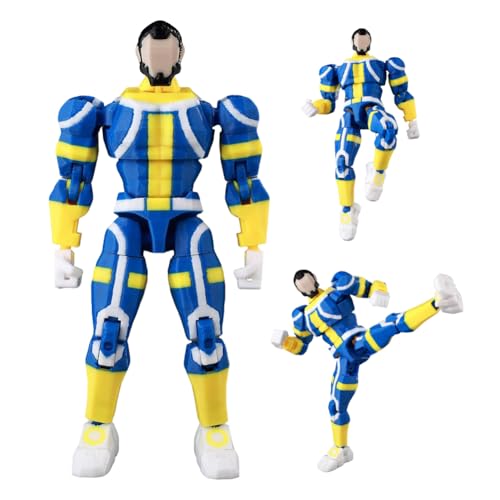 Anjinguang The Immortal Figure 3D stampato articolazioni mobili super azione statua con accessori intercambiabili decorazione desktop oggetti da collezione regalo 14 cm