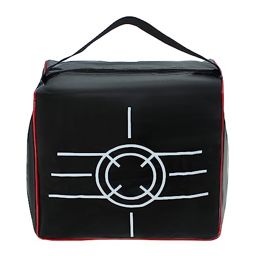 Swing Sports Contact Bag Golf - Bolsa de golfe preta de 38 x 25 cm com alvo e alça - para treinament