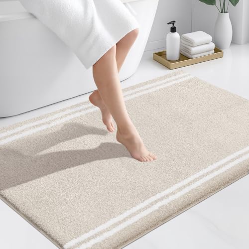 PURRUGS Bathroom Rug Non-Slip Machine Washable 30