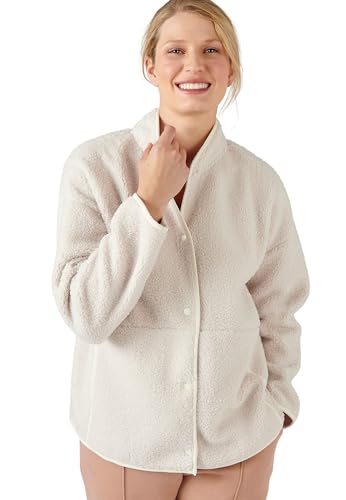 Maille moutonnée Thermolactyl veste d'intérieur douillette haut de pyjama Damart