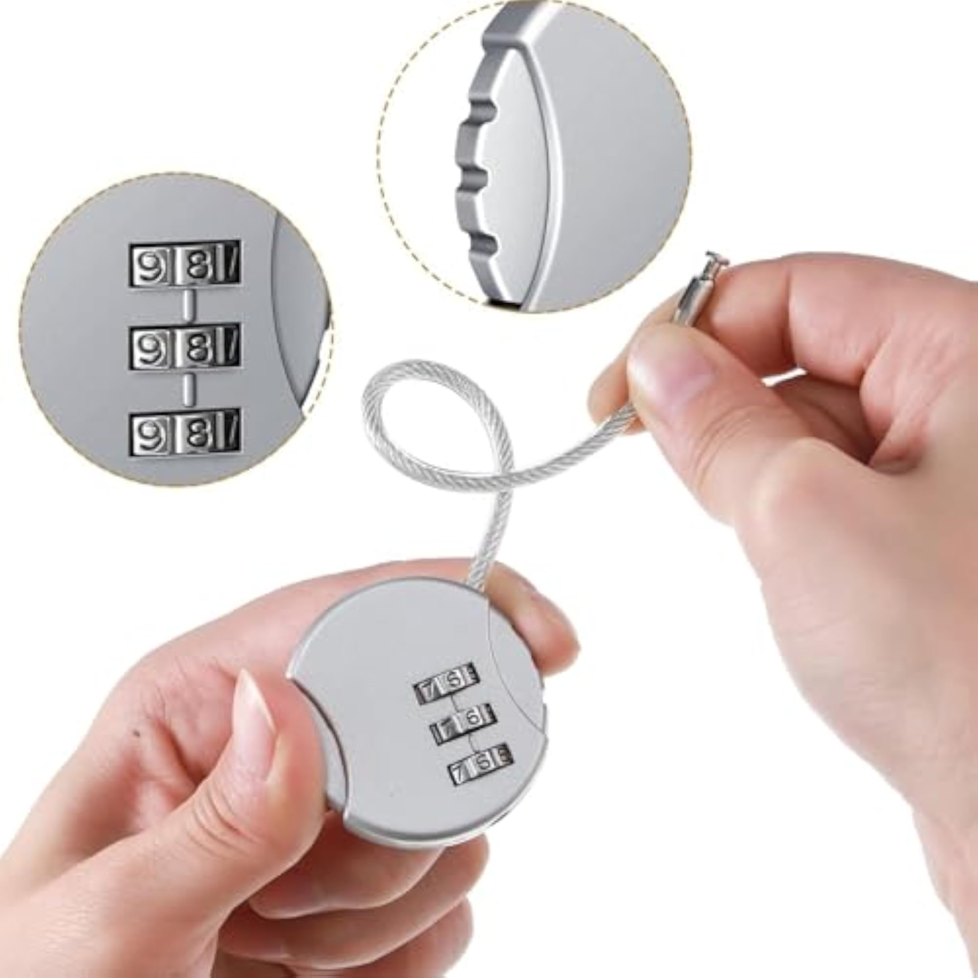 SHEHEM 3 Digit Travel Luggage Lock Combination Lock