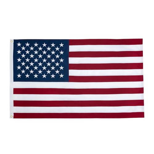 Homissor 100% Cotton Flag American Flags 3x5 Ft New Cotton USA Flag Heavy Duty Outdoor Fade Resistant Embroidered Stars by Homissor - Image 7
