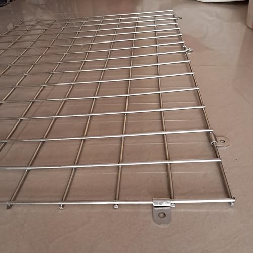 Image of Q1 Beads Stainless Steel 3 x 2 Feet Gridwall Panel (JAALI) for Supermarket, Shopping Malls, Mobile Shops, Garment Shops | Package Display Assortment Panel(1 Pack)