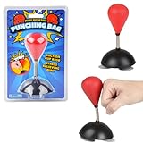 Desktop Punching Bag, Table Top Games, Junior Beginner Party Favors (Single, 5' Desktop Punching Bag)
