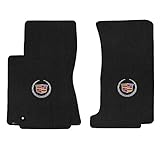 Lloyd Mats Custom-Fit Carpeted Floor Mats Premium Luxury Car Floor Liners for Cadillac CTS 2WD/AWD Sedan/Wagon 2008-2013 (Charcoal, 2 PC (AWD) - Front Mats)