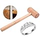 Holz Hammer Werkzeug, Hand Holz Hammer Werkzeug Hammer Schmuck Reparatur Herstellung Holzhammer DIY Hammer Werkzeug Juwelier Werkzeug für Gold Silber Platin