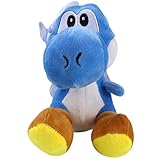 6.7' Mario Brother Yoshi Stuffed Plush. (Blue)