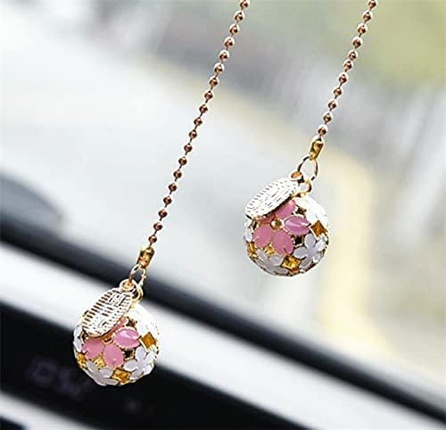 Miniatura 7 de EatingBiting Sakura Bell - Colgante colgante de coche con espejo retrovisor interior, adorno de adorno de Lucky Fortune Fengshui, colgante colgante