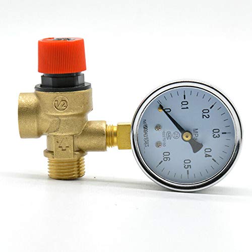 Buy Safety Valve SENRISE 1/2" BSP DN15 Valves Brass Boiler Pressure