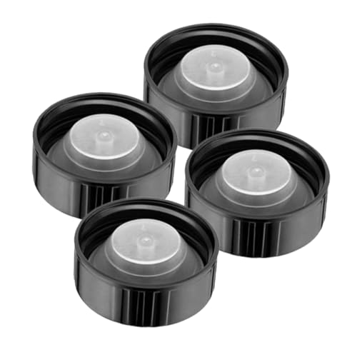 BUGUUYO Tapones De Rosca De Baquelita Fenólica 38-400, Pack De 4 Unidades, Tapas Redondas Para Botellas De Vidrio Boston, Cierre Hermético Para Sellado Seguro De Líquidos y Alimentos
