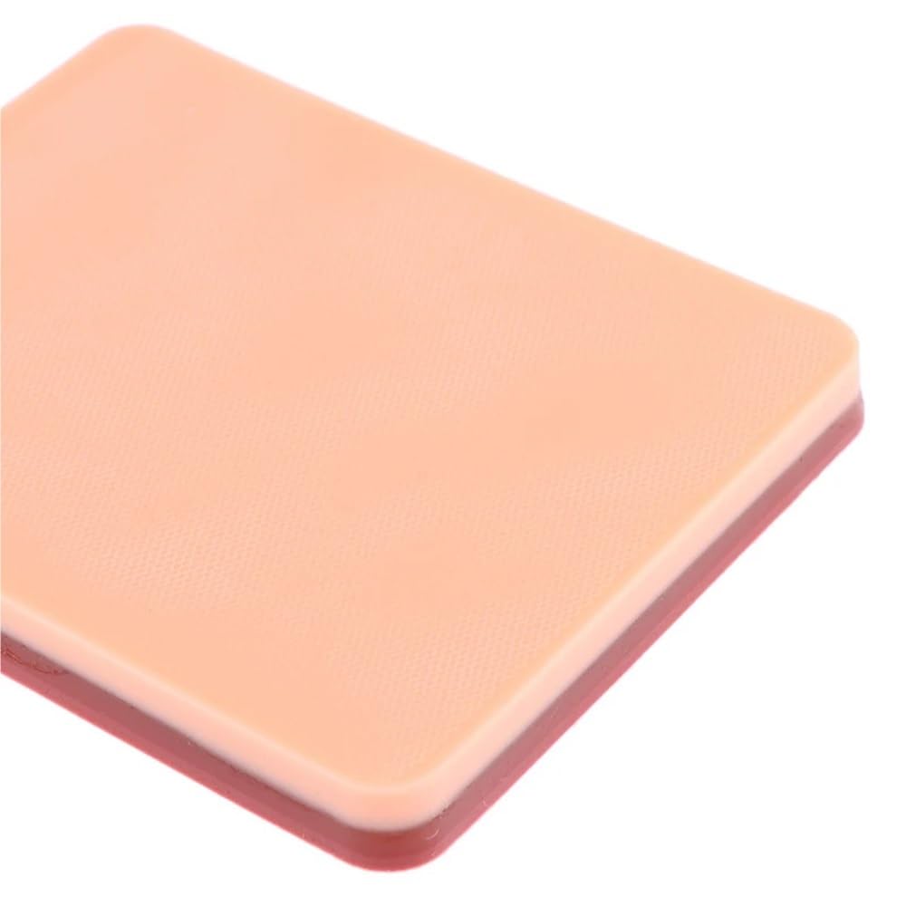 Modello di sutura della pelle di simulazione del silicone riutilizzabile 10 * 8 cm, modello di formazione didattica for annodare la sutura della pelle for insegnare 1 pz