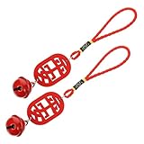 TOKIDNY 5 Piezas Colgantes Tradicionales Chinos de Madera Roja Decoración Auspiciosa para Coche y Hogar para Festival de Primavera y Ocasiones Festivas