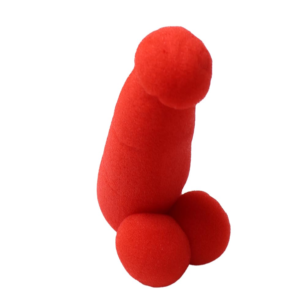 Hsthe Sea 1 Set Small Sponge Brother Magic Tricks,4 Pcs Red Sponge Balls Funny Gadgets Street Stage Close up Magic Tricks Magician - Image 3