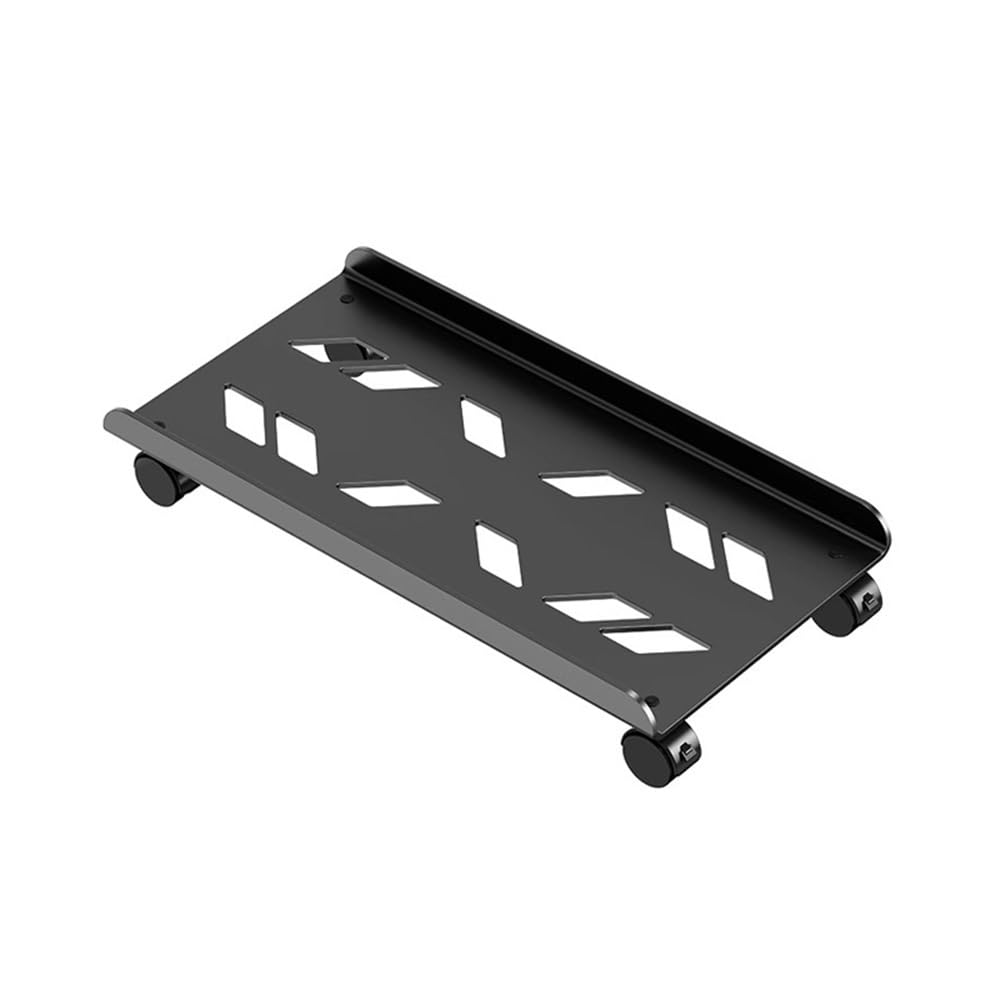 Soporte de CPU Soporte for Carro móvil con Ruedas giratorias de Bloqueo chasis Simple for Caja PC for la mayoría Las Debajo del Escritorio Oficina en casa