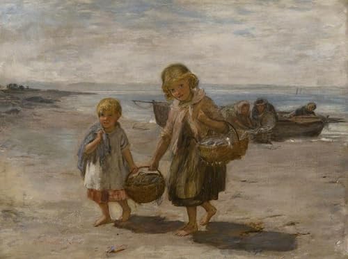 Affiches et gravures William Mctaggart tableau moderne salon toile 60x90