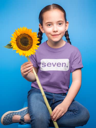 7th Birthday Girl Shirt 7 Years Old Seven Outfit Seventh Tshirt Gift Girls top 74