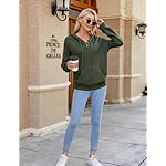 VIMPUNEC 2024 Fall Womens Oversized Hoodies Knit V Neck Sweaters Fashion Casual Pullover Tops - Image 5