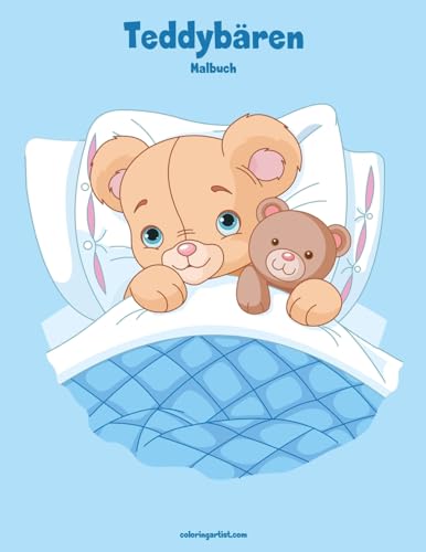 Teddybären-Malbuch 1 (German Edition)