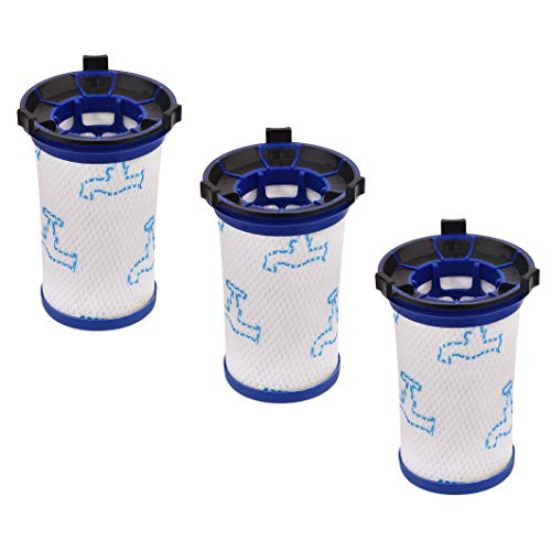 3 filtros de repuesto para aspiradora Rowenta Air Force 360 RH9051WO RH9057WO RH9059WO RH9081WO RH9086WO & Tefal Air Force 360 aspiradora, accesorios de repuesto alternativa a ZR009001