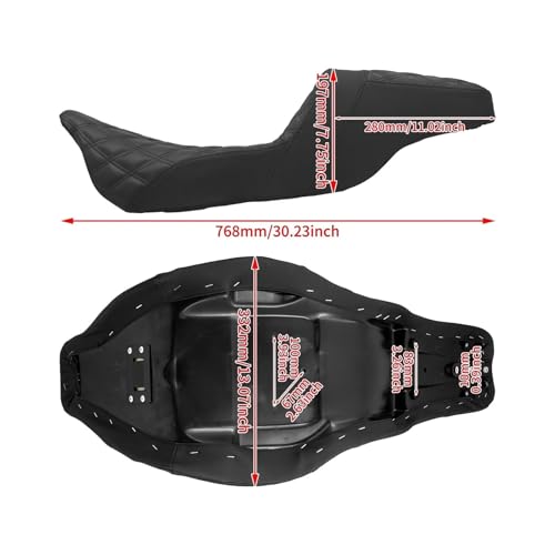 Sillín para motocicleta Touring para viajar cómodo en rutas largas de fin de semana 7