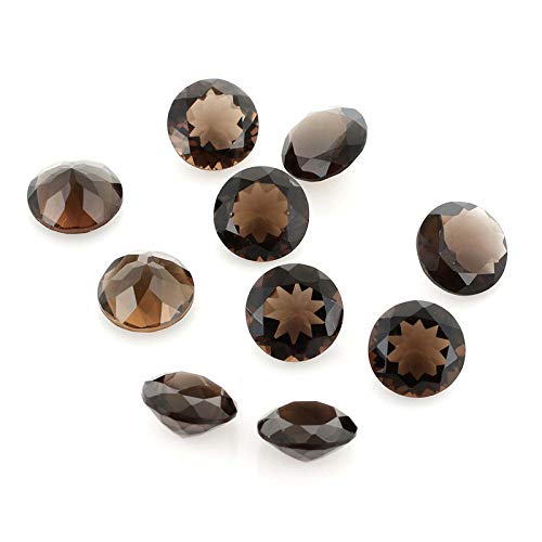Quartz fumé calibré 2.5mm rond coupe précise sans défaut