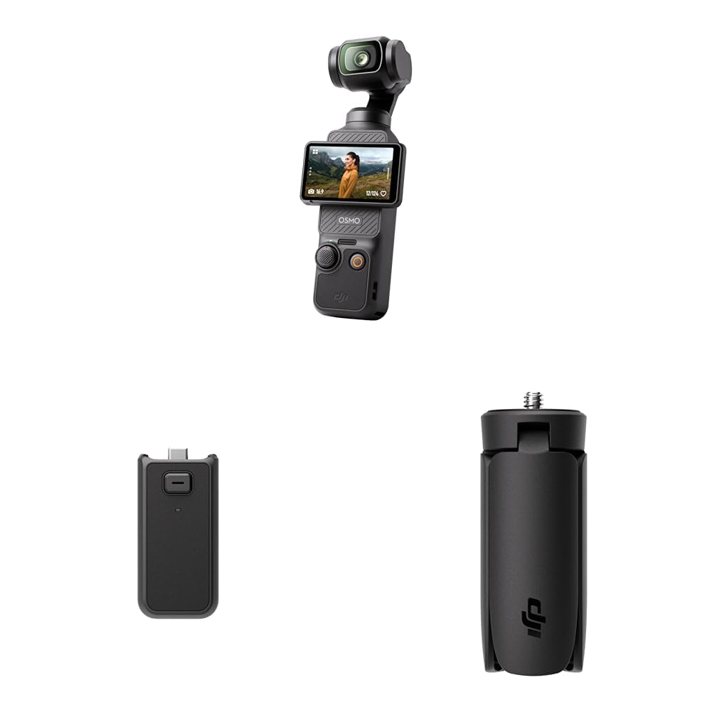 Amazon | DJI アクションカメラ Osmo Pocket 3 長時間撮影コンボ+ミニ 