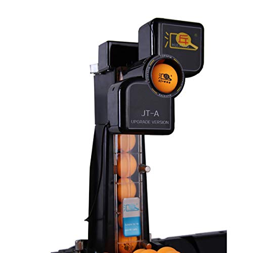 NICCOO Table Tennis Robot with Catch Net Automatic Ping Pong Robot Machine for Training with 9 Different Spin Balls Table Tennis Robots Automatic Ball Machine for Training 50W
