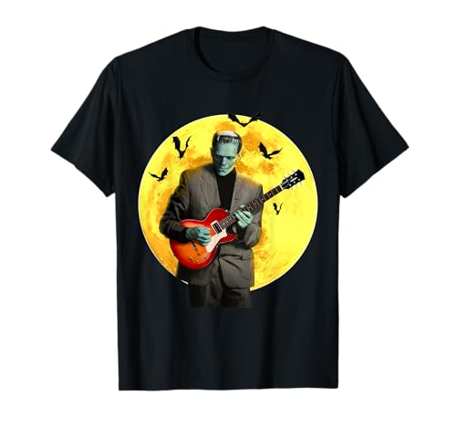 Frankenguitar Frankenstein Halloween T-Shirt