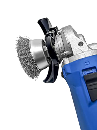 Line10 Tools 4-1/2-Inch Angle Grinder Attachments Kit, Wire Brush, Grinding Flap Discs, Cutting Wheels #TOP7