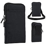 【Crossbody Handytaschen Kompatibilität】10.5*17*2 CM, verstellbare Schulterriemenlänge 137CM. Outdoor-Sport-Hüfttasche mit perfekter Passform für das iPhone 13/12 Pro Max/XS Max/XR/11/8 Plus/7 Plus/6 Plus, Samsung S20 FE/Note 20/Note20 Ultra/S21 Ultra/S21 Plus/S20 Ultra/S20+/S10 Lite/Note10 Lite/S10+/S9+/S8+/A70/M51/A71 5G/A51 5G/A80 /A90/A20S/ A21/A20/A30/A50, Huawei Mate40 Pro/P40 Lite/P20/P30/P40/P50 Pro/Nova 5i Pro und andere große Telefone mit Hülle auf jeden Fall.