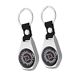 Sosoport 2 Piezas Brújula Mosquetón Pequeña Brújula Accesorio para Acampar Suministro para Acampar Llavero Brújula Pequeño Llavero con Brújula Gran Brújula Mini Brújula Aleación De Zinc