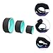 BRIGHTFUFU Yoga Wheel Set Fitness Roller for Back Pain Relief and Stretching Includes and Yoga Assist Accessory for All Levels