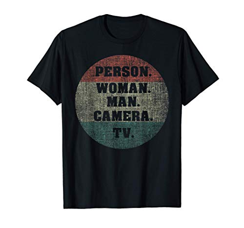 Person Women Man Camera TV Camiseta