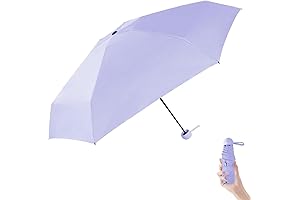 Miniature Purple Umbrella: Protection in a Pocket-Sized Package