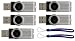 Kingston Digital 16GB DataTraveler 101 G2 USB 2.0 Drive - Black (DT101G2/16GB) 16GB (5 pack) Flash Drive Jump Drive Pen Drive - Five Pack w/ (2) Everything But Stromboli (TM) Lanyard