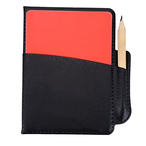 Alomejor Carte D'arbitre de Football en PVC, Durable et Portable pour Les Compétitions de Jeux de Football, Cartes Rouges et Vertes Fluorescentes