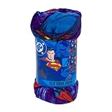 Northwest DC Superman Silk Touch Throw Blanket, Purple, 40 x 50 Inches, Polyester