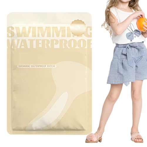 Almohadillas impermeables para natación, servilletas sanitarias impermeables, forros para bragas para mujer, adhesivo higiénico portátil, 4 piezas para niñas, mujeres, baño, actividades diarias, spa y