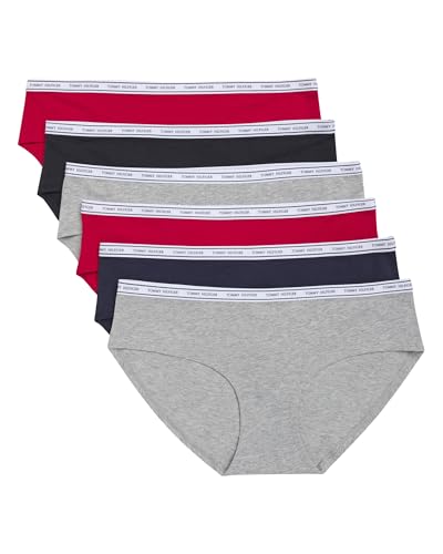 Tommy Hilfiger Women's Cotton Hipster Panty, Multipack