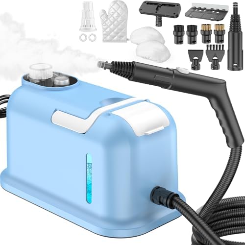60.87oz Heavy Duty Steam Cleaner, 10s Rapid Heating Handheld Stea...