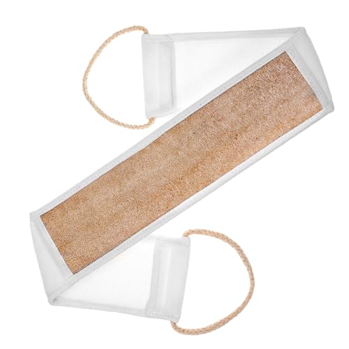 Natural Loofah Back Scrubber for Shower, Long Scrubber Back Loofah for Shower Bath, Exfoliating Body Scrubbers Bath Sponge for Men and Women
