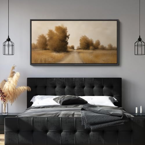 Image of MUDECOR Extra Large Framed Canvas Print Wall Art Autumn for Living Room