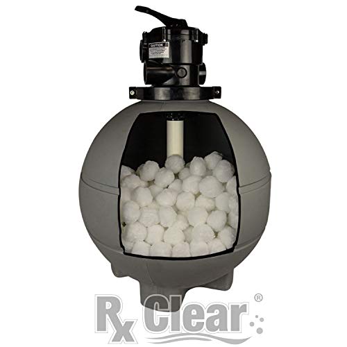 Rx Clear White Luster Eco-Friendly Filter Media For Swimming Pool Sand Filters | Alternative To Sand And Filter Glass | Filters Particles Down 5-3 Microns #TOP4