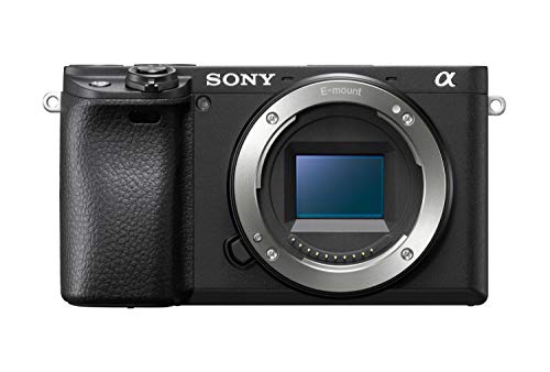 Sony Alpha 6400 cámara mirrorless (APS-C) de Objetivos Intercambiables 24.2MP, vídeo 4K, Enfoque automático ultrarrápido 0.02s y Pantalla abatible, Ideal para fotografía de Viajes y vlogging