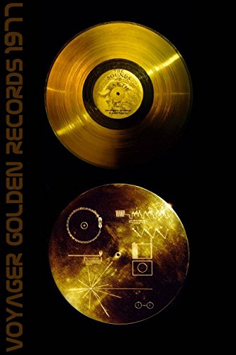 1art1 Płyty gramofonowe - Dźwięk Ziemia, Voyager Golden Records obrazy obraz na płótnie na blejtramie | XXL obraz ścienny plakat druk artystyczny jako obraz na płótnie 120 x 80 cm