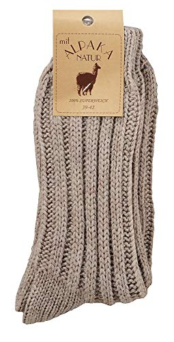 Leo Design 2pack Natural Alpaca Wool & Lambs Wool Socks for Men & Women, Premium, Thick Heavy Blend, Winter, Thermal2