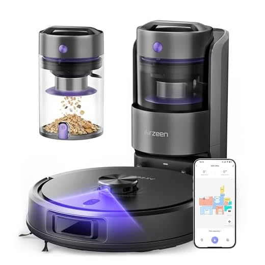 Robotic Vacuum with Self-Emptying Features