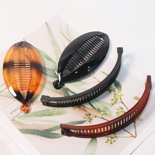 Set de 4 Pinzas Banana para Cabello miniatura 7